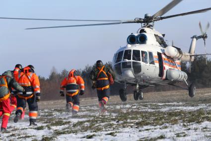 Казань. Во время учений Росавиации и МЧС.