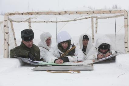 Рязанская область. Военнослужащие 106-й гвардейской Воздушно-десантной Краснознаменной ордена Кутузова дивизии  на учениях.