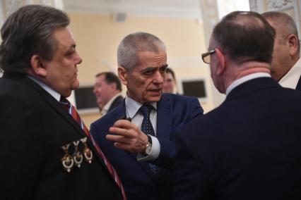 Москва. Депутат Госдумы РФ Геннадий Онищенко на съезде `Землячества Донбассовцев` в кинотеатре `Иллюзион`.