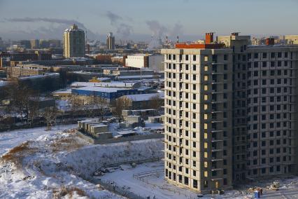 Санкт-Петербург.   Строительство жилого дома.