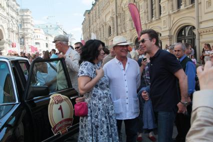 Диск 187. актер Сергей Шакуров с супругой Катериной и певец Валерий Сюткин