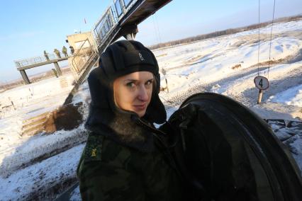Казань. Практические занятия курсантов Казанского высшего танкового Командного училища.