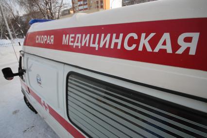 Уфа. Машина скорой медицинской помощи.