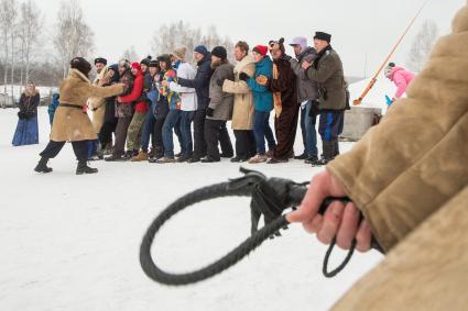 Челябинская область. Народные гуляния, посвященные проводам Широкой Масленицы.