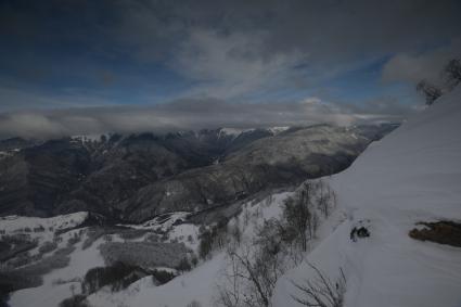 Сочи. Природа  горнолыжного курорта  Красная поляна ,Роза-Хутор.