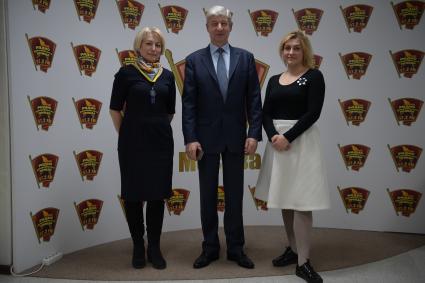 Москва. Руководитель Департамента градостроительной политики города Москвы Сергей Левкин на радиостанции `Комсомольская правда`.