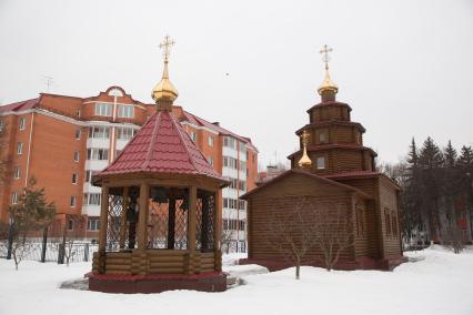 Московская область, Химки.  Часовня на территории  Академии гражданской защиты МЧС России .