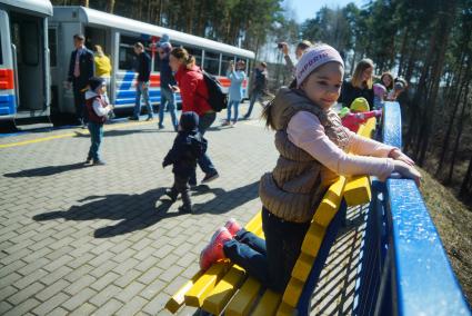 Екатеринбург.  На одной из станций Свердловской детской железной дороги в ЦПКиО им.Маяковского.