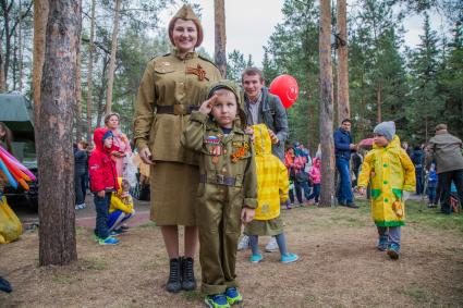 Уфа. Празднование 72-й годовщины Победы в Великой Отечественной войне.