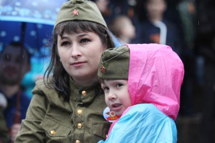 Ставрополь. Участники праздника Дня Победы на главной площади города.