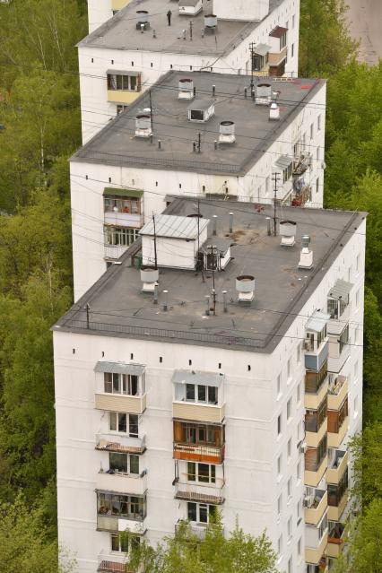 Москва. Жилые  дома в районе  Бескудниково.