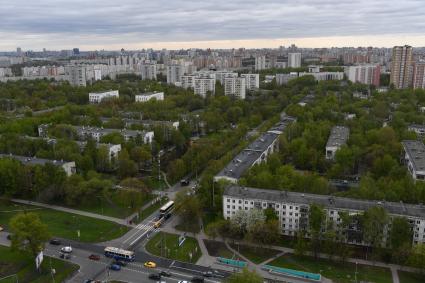 Москва. Жилые пятиэтажные дома в районе  Бескудниково.