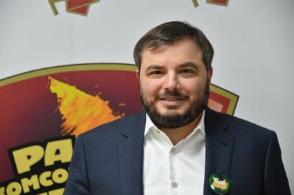 Москва. Генеральный продюсер телеканала НТВ Тимур Вайнштейн на радио `Комсомольская правда`.