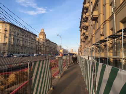 Москва. Реконструкция Садового кольца.