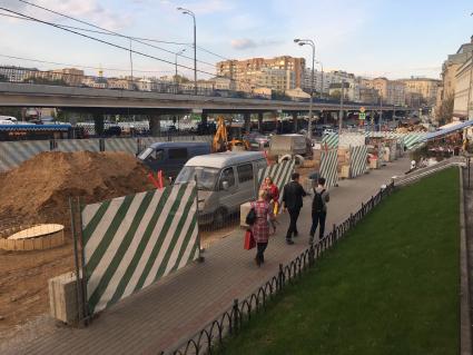 Москва. Реконструкция Садового кольца.