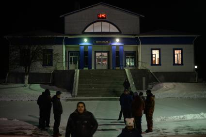 Нижегородская область. Пассажиры на станции Ветлужская.