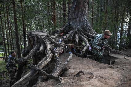 Кировская область. Прибытие участников Великорецкого крестного хода  в село Великорецкое .