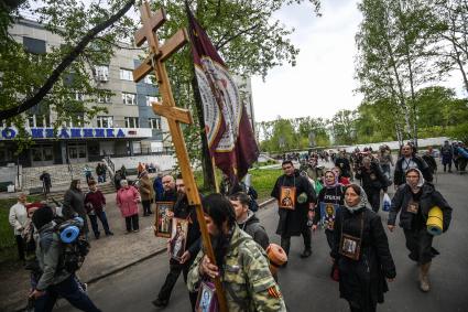 Киров.   Участники  Великорецкого крестного хода.