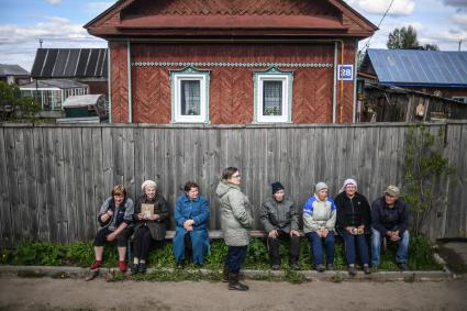 Киров.   Отдых паломников во время  Великорецкого крестного хода.