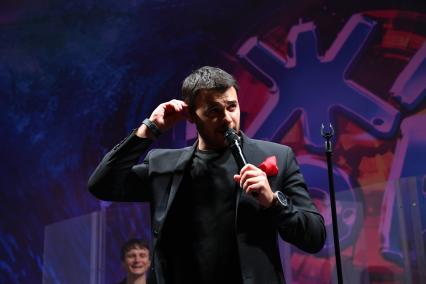 Москва. Певец Эмин Агаларов на Pre-party фестиваля `Жара `в ресторане `Shore House`.