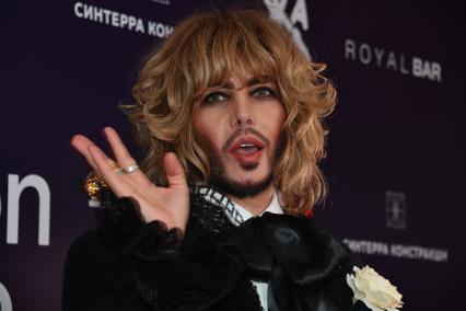 Москва. Стилист Сергей Зверев на VIII церемонии вручения премии Fashion People Awards-2017 в Vegas City Hall.