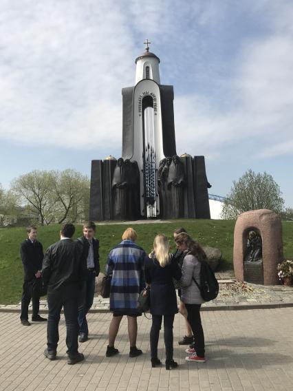 Белоруссия. Минск. Мемориал `Остров Мужества и Скорби, посвященный белорусским воинам-интернационалистам.