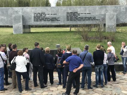 Белоруссия. Мемориальный комплекс `Хатынь`.