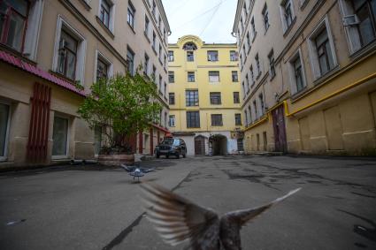 Москва.  Дома, подлежащие сносу на улице Остоженка.