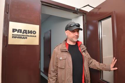 Москва. Писатель Захар Прилепин в редакции `Комсомольской правды`.