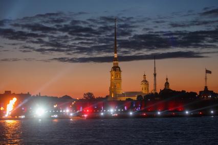 Санкт-Петербург. Вид на Петропавловский собор.