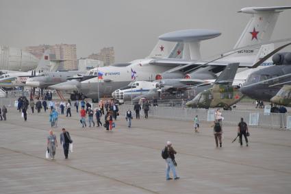 Московская область, Жуковский. На XIII Международном авиационно-космическом салоне МАКС-2017.