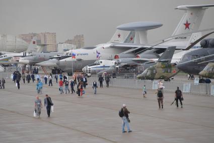 Московская область, Жуковский.  На XIII Международном авиационно-космическом  салоне  МАКС-2017.