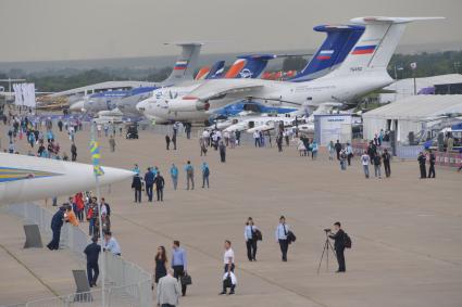 Московская область, Жуковский.  На XIII Международном авиационно-космическом  салоне  МАКС-2017.