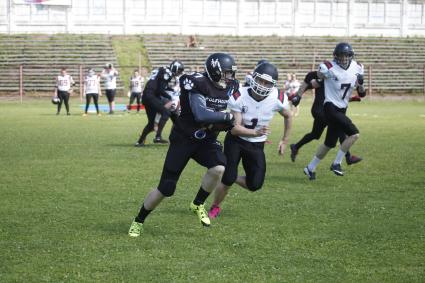 Уфа. Матч по американскому футболу Volga Bowl 2017.