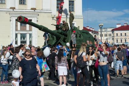 Санкт-Петербург.   Празднование  Дня Военно-Морского Флота России .