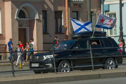 Санкт-Петербург.   Празднование  Дня Военно-Морского Флота России.