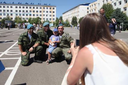 Ставрополь.  Празднование Дня Воздушно-десантных войск России.