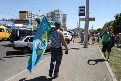 Ставрополь.  Празднование Дня Воздушно-десантных войск России.