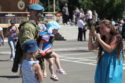 Ставрополь.  Празднование Дня Воздушно-десантных войск России.