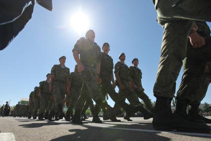 Ставрополь.  Празднование Дня Воздушно-десантных войск России.