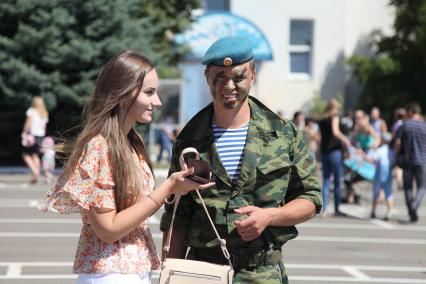 Ставрополь.  Празднование Дня Воздушно-десантных войск России.