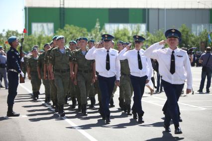 Ставрополь.  Празднование Дня Воздушно-десантных войск России.