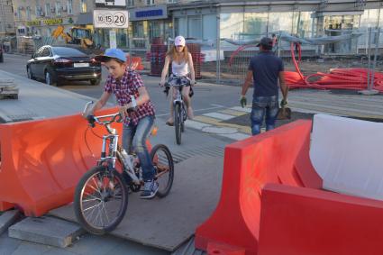 Москва. Реконструкция Садового кольца.