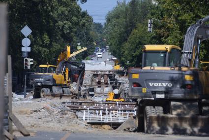 Екатеринбург. Ремонт теплотрассы с заменой труб