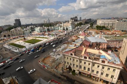 Москва. Реконструкция площади Тверской заставы.