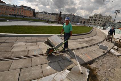 Москва. Реконструкция площади Тверской заставы.