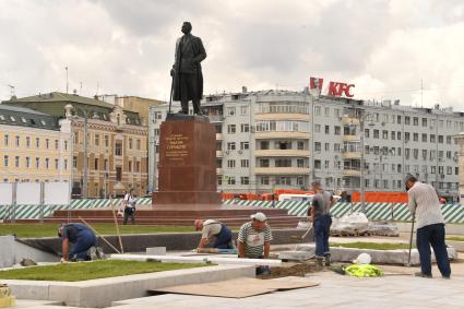 Москва. Реконструкция площади Тверской заставы.