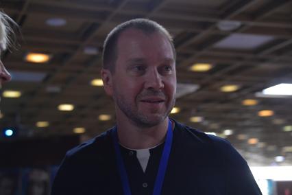 Сочи. Актер Евгений Миронов на пресс-конференции фильма `Матильда` в рамках 28-го Открытого Российского кинофестиваля `Кинотавр`.