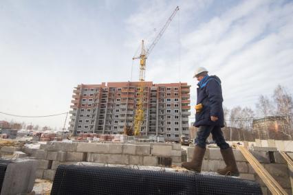 Челябинск. Строительство жилых домов.