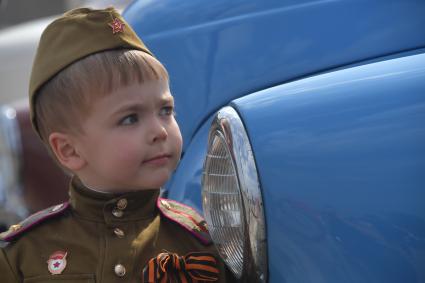 Москва. Парад `Побед`  в Музее Победы на Поклонной горе, приуроченный к 72-й годовщине  окончания Второй мировой войны.